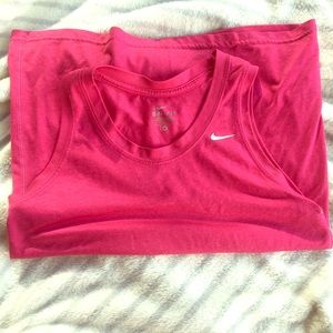 Nike dry fit pink tank top